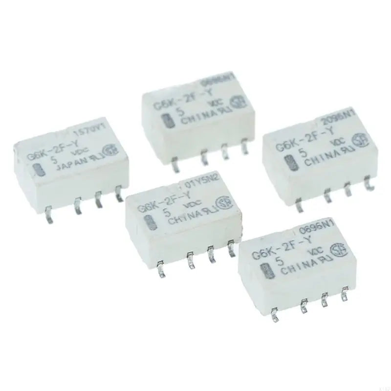 Component 5V G6K-2F-Y, Small Pin-Mount Control Part 5 Pack for Board Repair, Automation Equipment and Appliance K1KF Quake