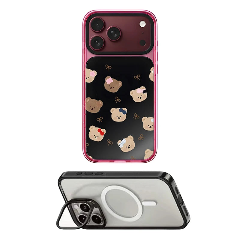 6092077 Impact Case - Mirror / Glaze Magnetic Cover: Compatible with IPhone 18 17 Pro Max 18Pro Quake stand (MagSafe) 4 for iPhone 17 Pro