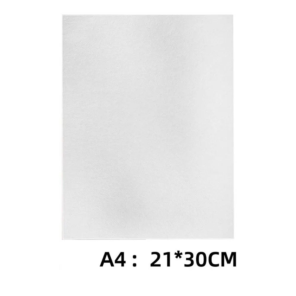 DIY Iron-on Patches Handmade Self Adhesive Water Soluble Paper Sewing Supplies Blank Hand Sewing Stabilizers Quake A4