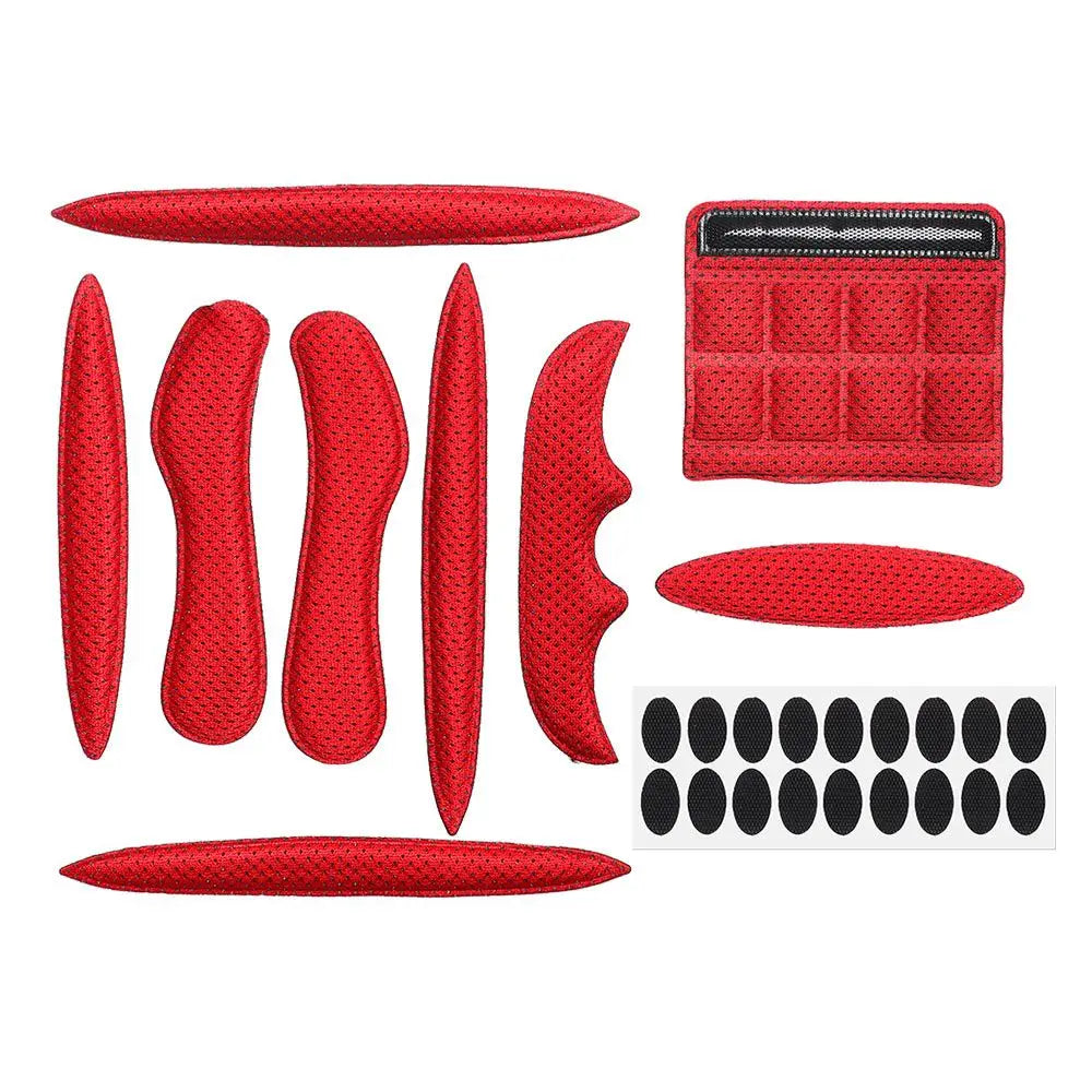 27pcs/set Outdoor Sports Sealed Sponge Foam Pads Set Protection Pad Helmet Inner Padding Kit Replacement Quake