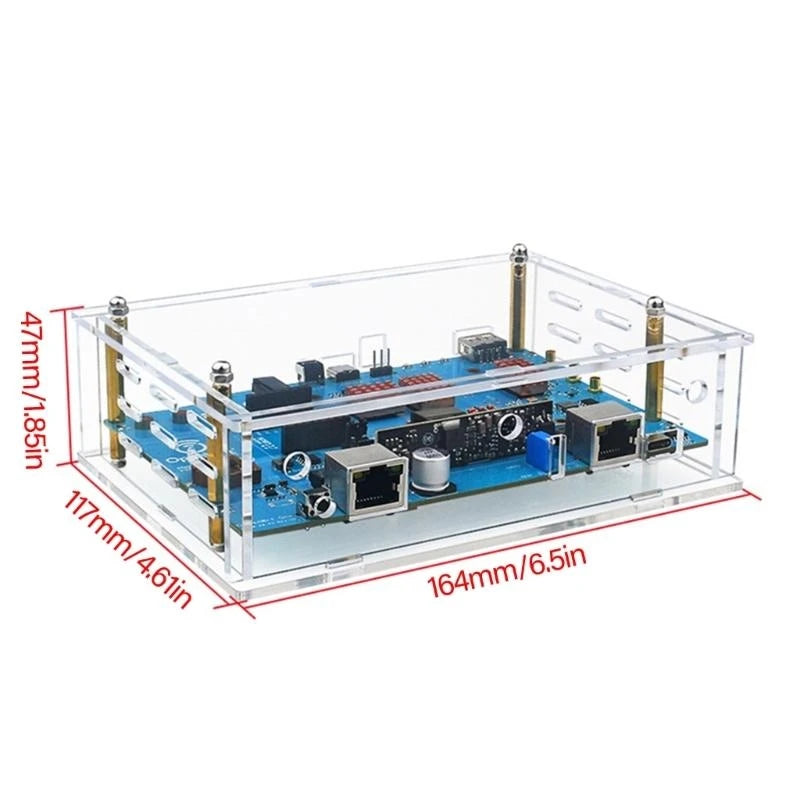 Clear View Acrylic Shell Case For Banana Pi OpenWrtOne Effortless Monitoring Of Board Status And Connection K1KF Quake
