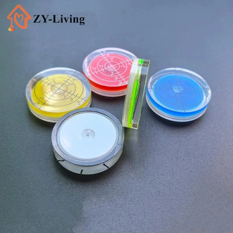 1Pcs 32mm Spirit-Bubble Degree Mark Mini Bubble Level Accuracy Round Measuring Meter Professional Measuring Tools Quake