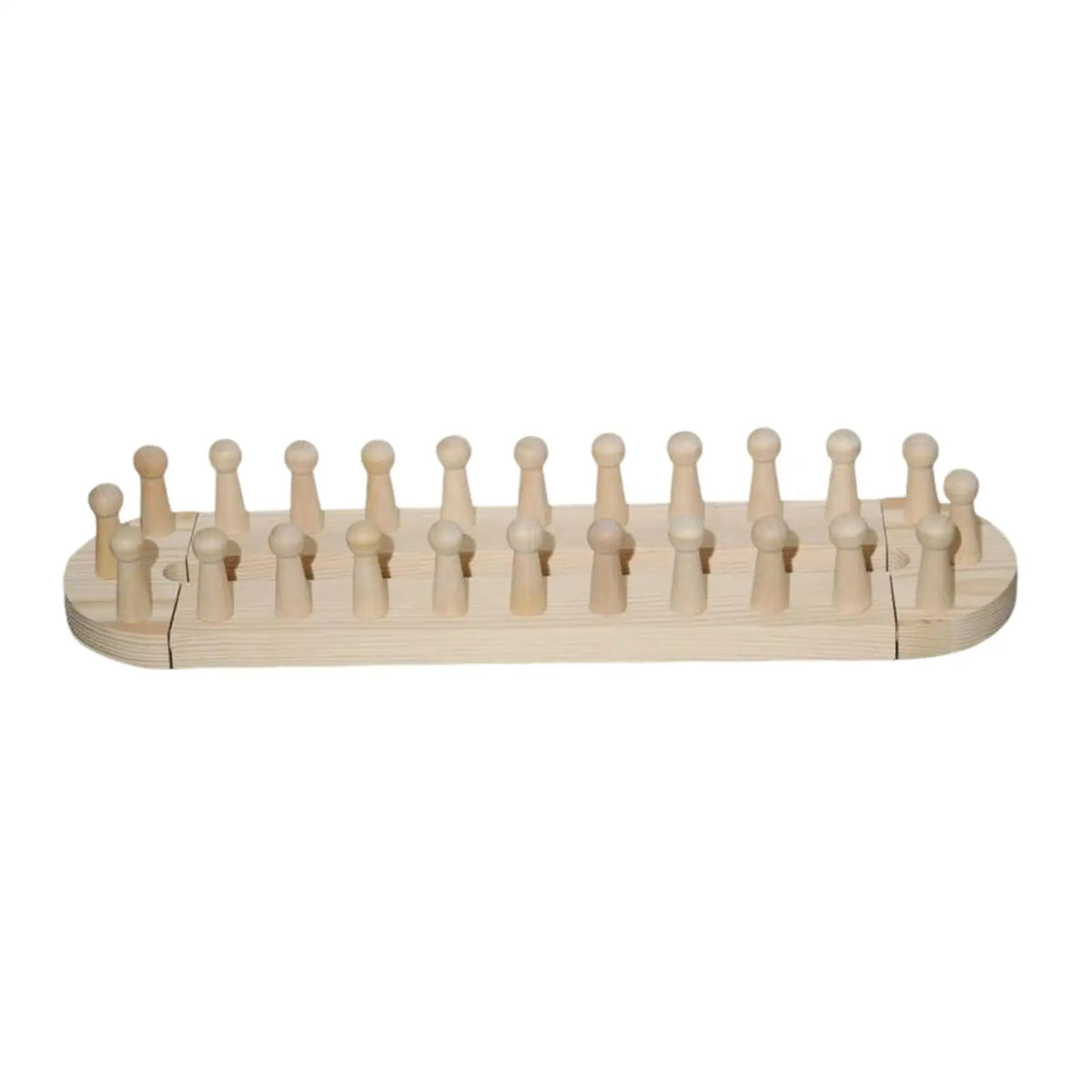 Tabletop Wooden Blanket Loom Strong Weaving Loom Kit for Hand Knit Chunky Throws and Cozy Decor Quake 2sections
