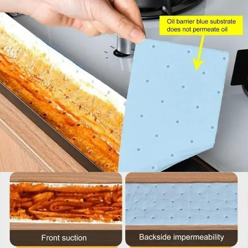 Range hood oil absorbent cotton for kitchen suction thickened oil repellent adhesive one-time cleaning range hood Quake