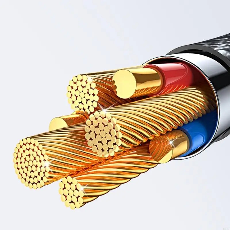 Type C to USB C Cable Fast Charging Quick Charging Cord Nylon Braided Cable for Phone Tablet Laptop Accessories K1KF Quake
