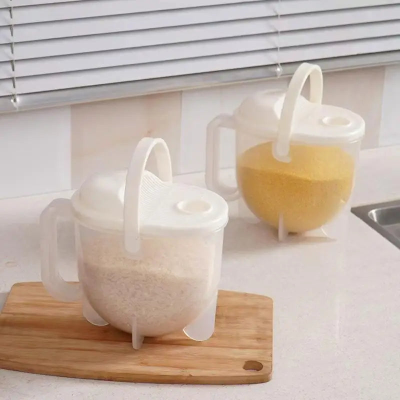 No Hand Washing Rice Washer Flushing Type Rice Strainer Lazy Rice Cleaning Tool Multifunctional Kitchen Rice Drain Basket Quake