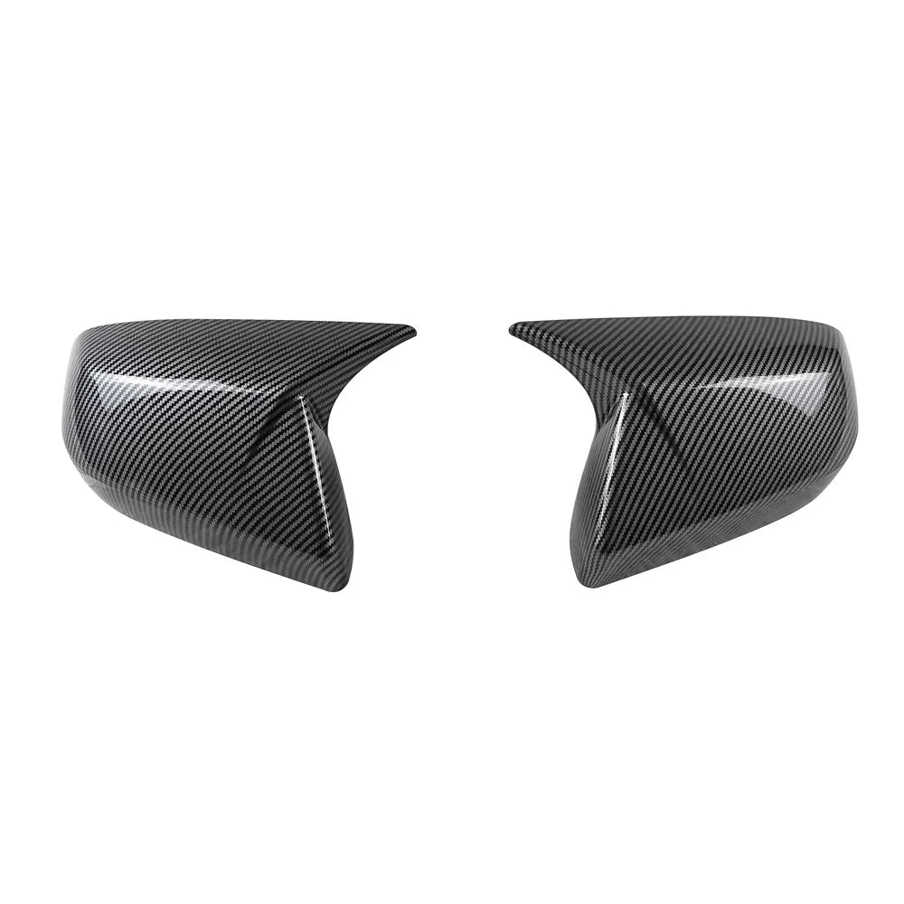 For Cadillac CT4 ATS 2013-2023 Car Sticker Rearview Side Mirror Cover Wing Cap Exterior Door Rear View Case Trim Carbon Fiber Quake Carbon