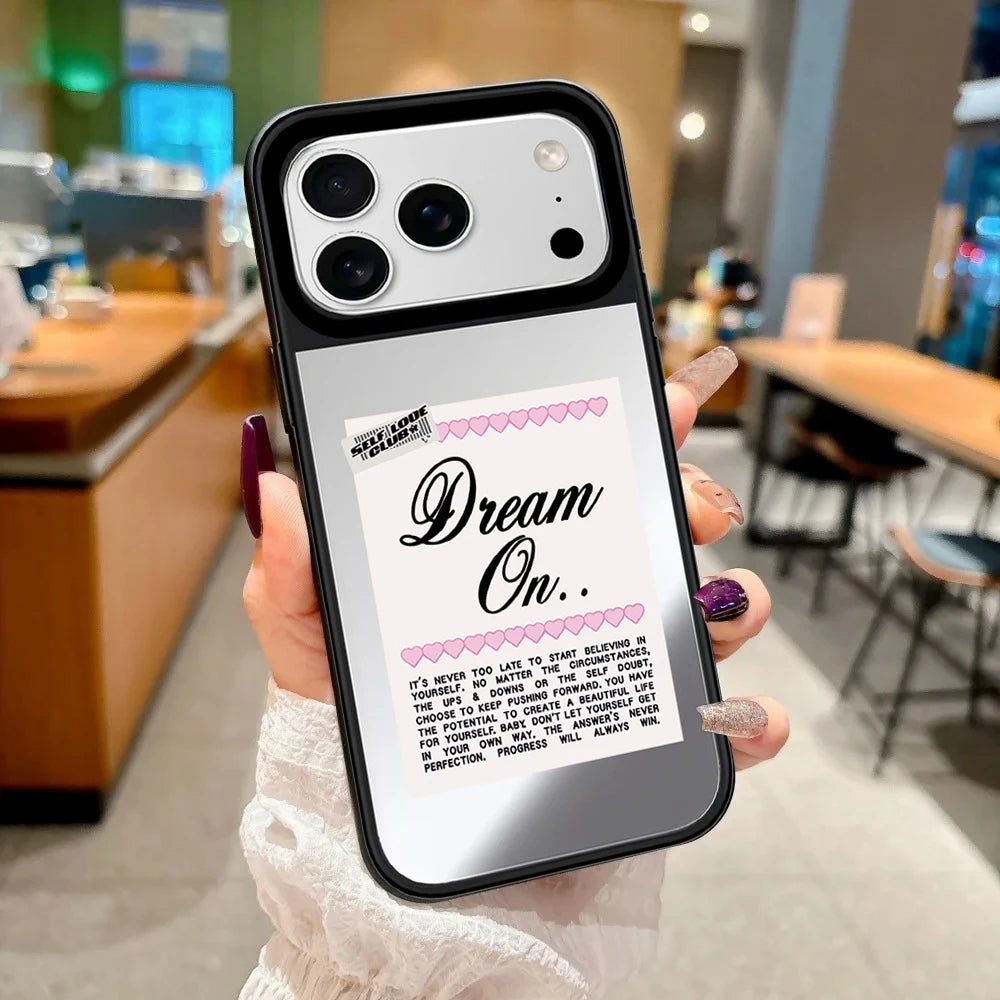 6090450 Mirror Surface Magnetic Phone Case Cover for IPhone 13 14 15 16 17 18 Pro Max Case Multicolor Quake