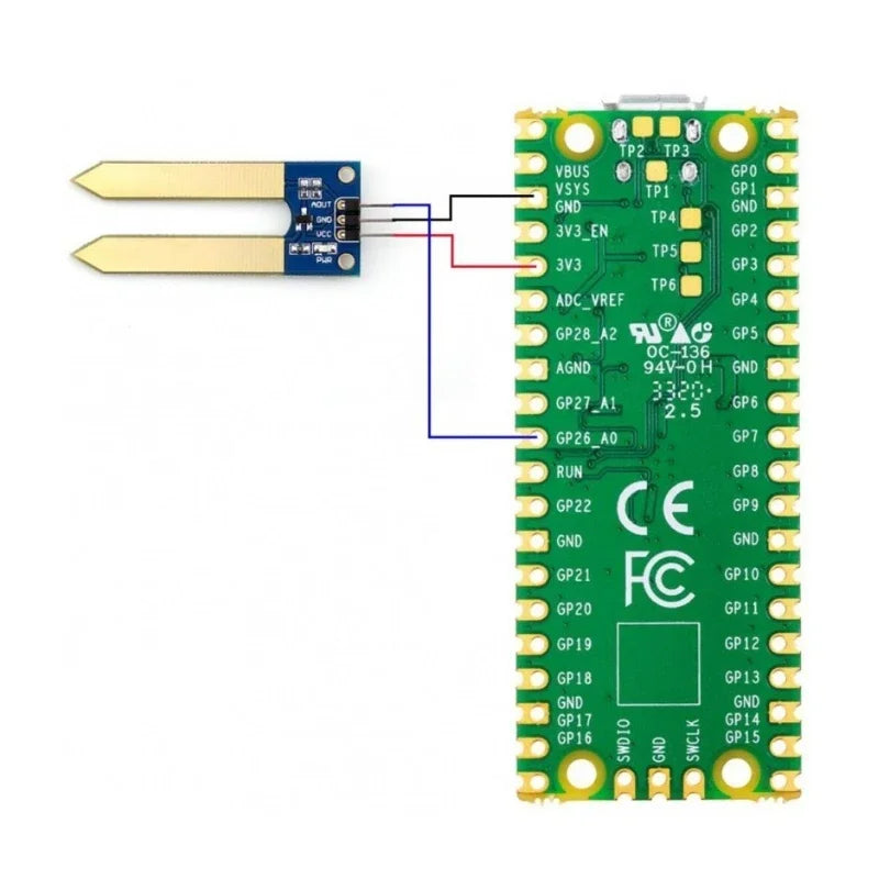 Soil -moisture sensor, watering flowers, moisture detection- providing STM32-Arduino-Raspberry Pi routines Quake
