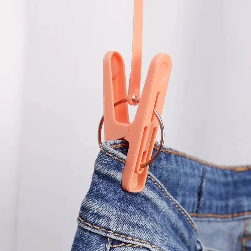 30/1PCS Windproof Laundry Clip Clothes Hanger Hook Non-Slip Drying Clip Plastic Bra Socks Quilt Clip Clothing Hanging Clamp Pegs Quake