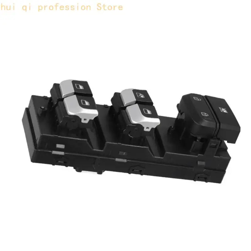 Car Window Control Panel Assembly 93571-H0100CA, 4 Button Driver Door Unit with Lock Button Layout, Clip-In Housing for Repair Quake