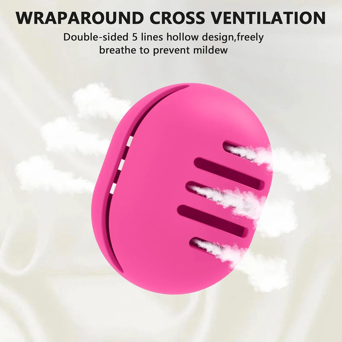 Reusable Travel Portable Organizer.-zmt, Eco-friendly 1PC Silicone Porous Beauty Egg Storage Set, Puff Storage Box Quake
