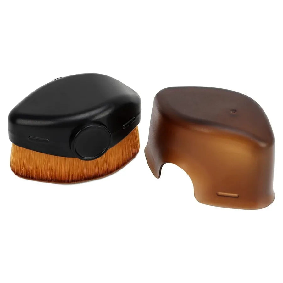Multi-Purpose Face Brush with Case, Foundation Blush Powder Brush for Liquid Cream, Travel-Friendly Makeup Tool Quake