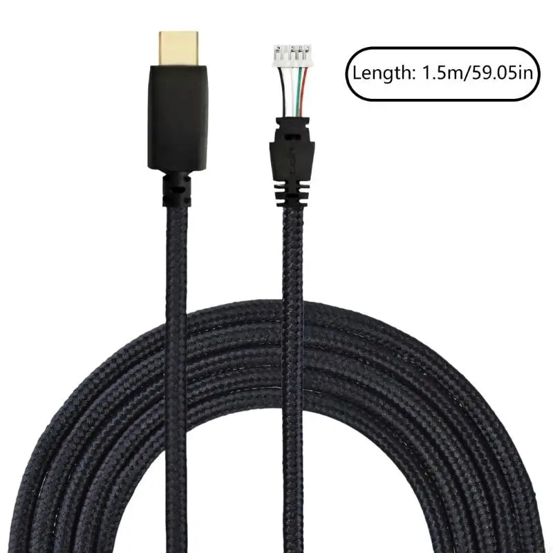 1.5M Long USB C Gaming Headphone Replacement Cable With Superior Sound Clarities for ROG / ROG S K1KF Quake
