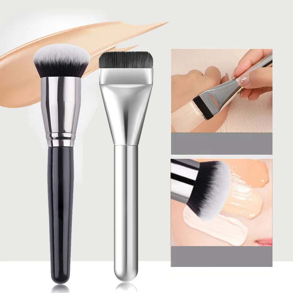 Makeup Brushes Foundation Loose Powder Concealer Blending Blush Brush Professional Cosmetic Beauty Makeup Tool Quake 2pcs