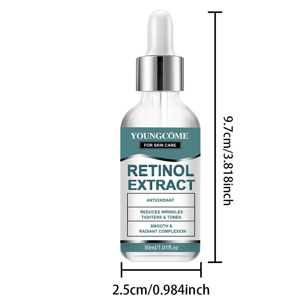 Retinol face rich in hyaluronic acid essence Wrinkle Removing Cream Anti Aging Fade Fine Lines Whitening MoisturizingBrightening Quake 30ml