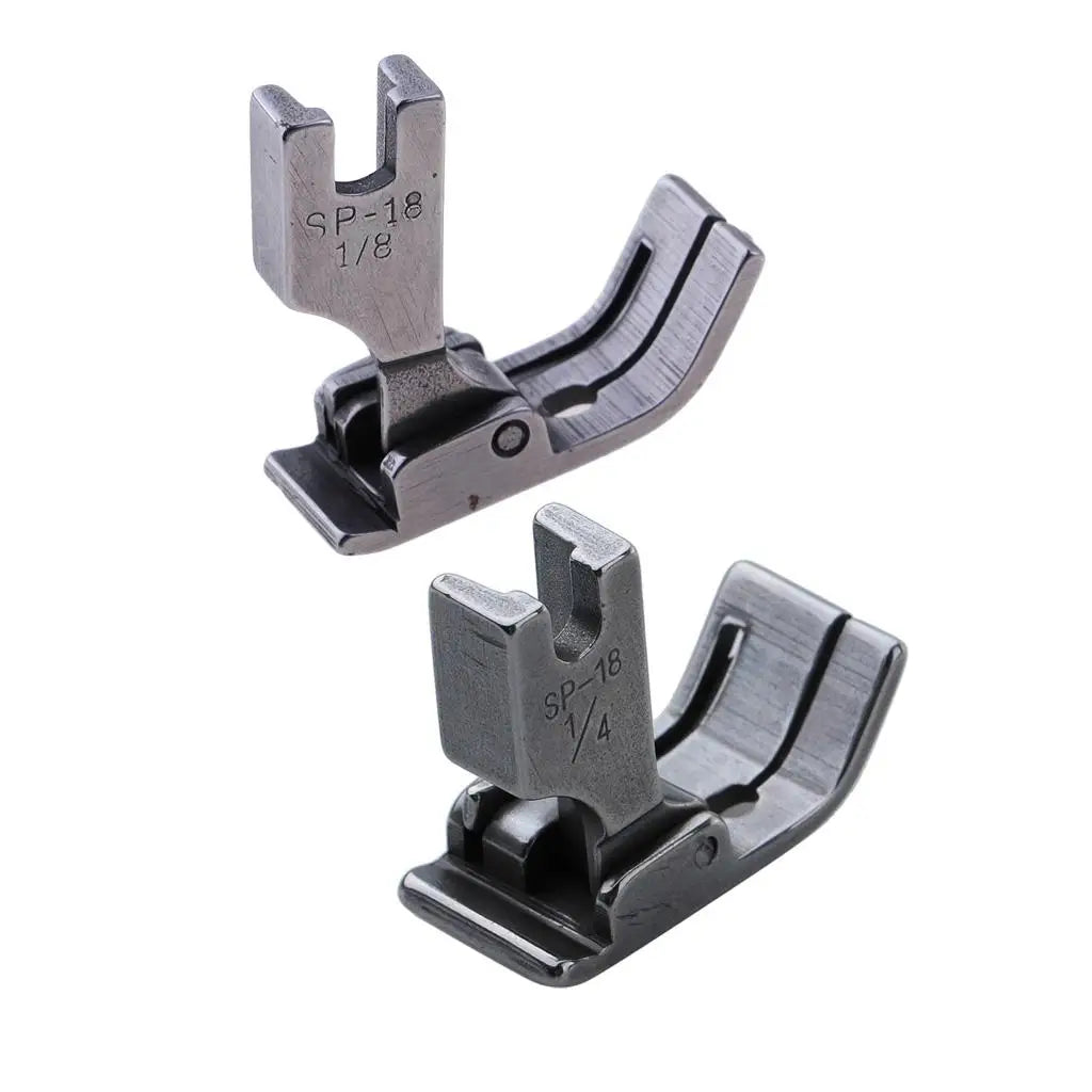 Durable Steel Presser Foot Industrial Sewing Machine Accessory with Right Guide for Accurate Sewing Quake