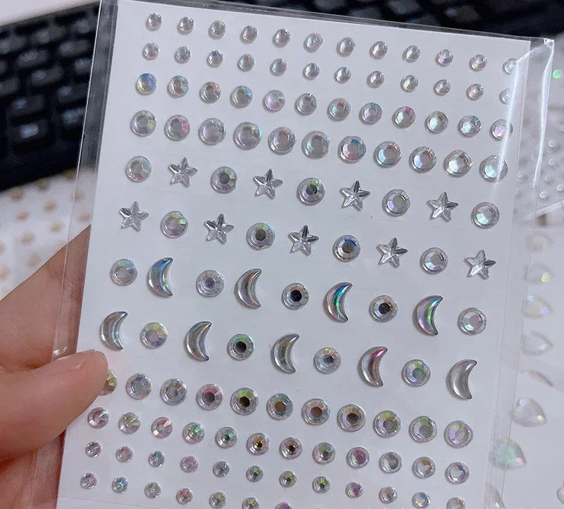 Rhinestone Face Jewels DIY Crystal Stickers – Festival & Party