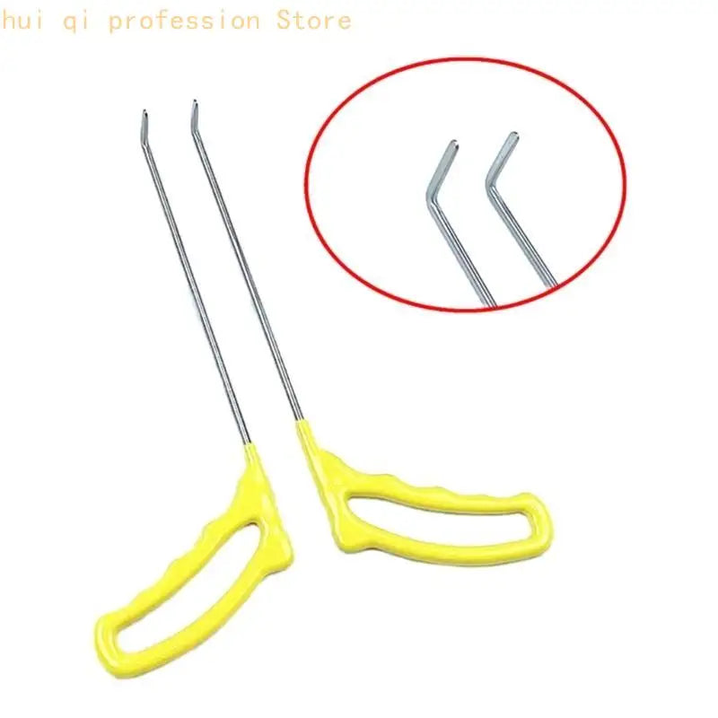 2Pcs/8Pcs Car Body Repair Removal Tools Automotive Door Dent Repair Hooks Stainless Steel Push Rods Kits H8WE Quake 2pcs 4mm CN