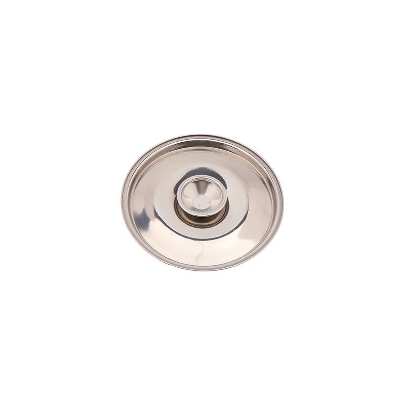 1Pcs Kitchen Stainless Steel Round Pot Lid Replacement , 10/12/14/16/18/20/22/24/26cm Saucepan Cover Quake 12cm