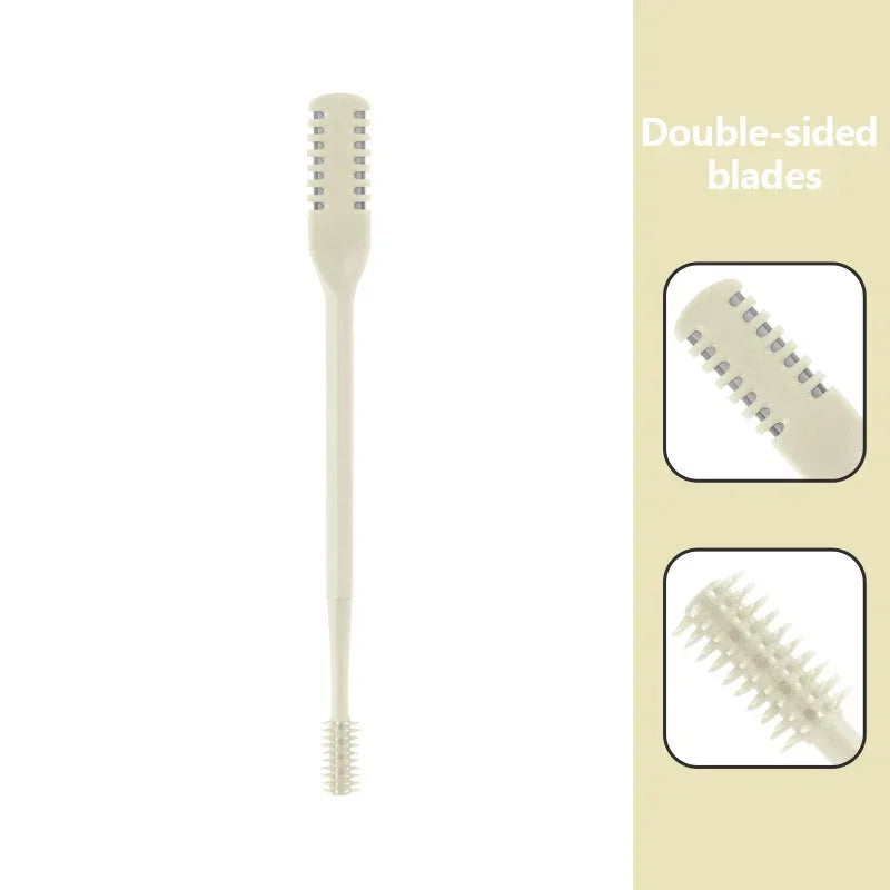 1pc Nose Hair Trimmers 360 Degree Nose Hair Trimmers Double Head Rotating Washable Safe Formula Portable Hair Removal Quake