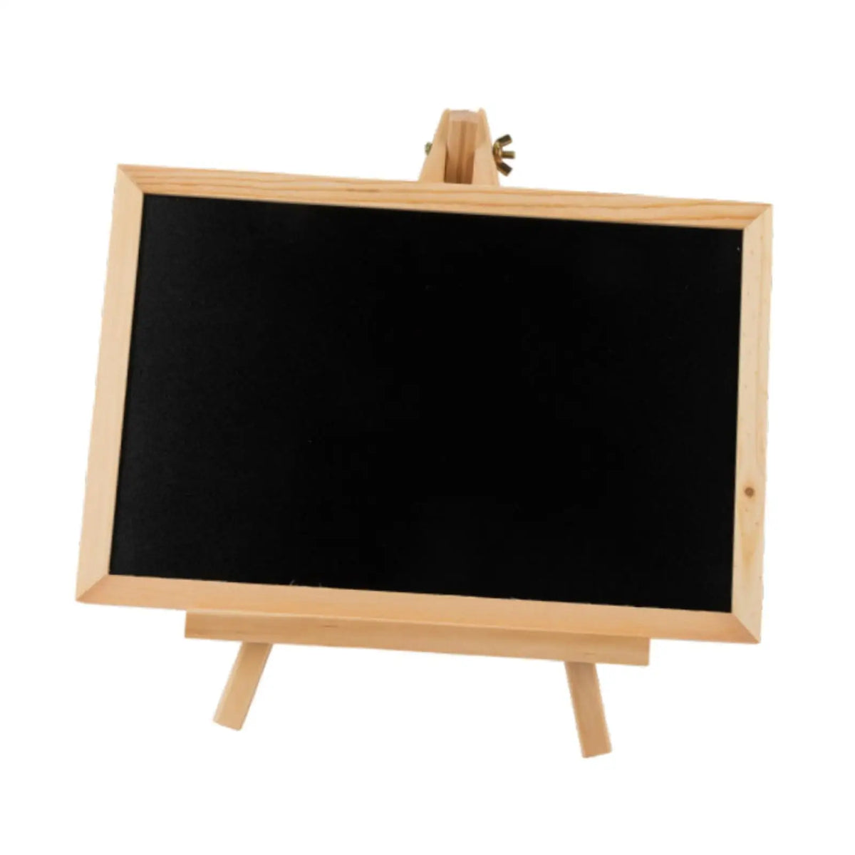 Wood Chalkboard Sign with Easel Stand for Coffee Shops Tabletop Menu Board Quake Black