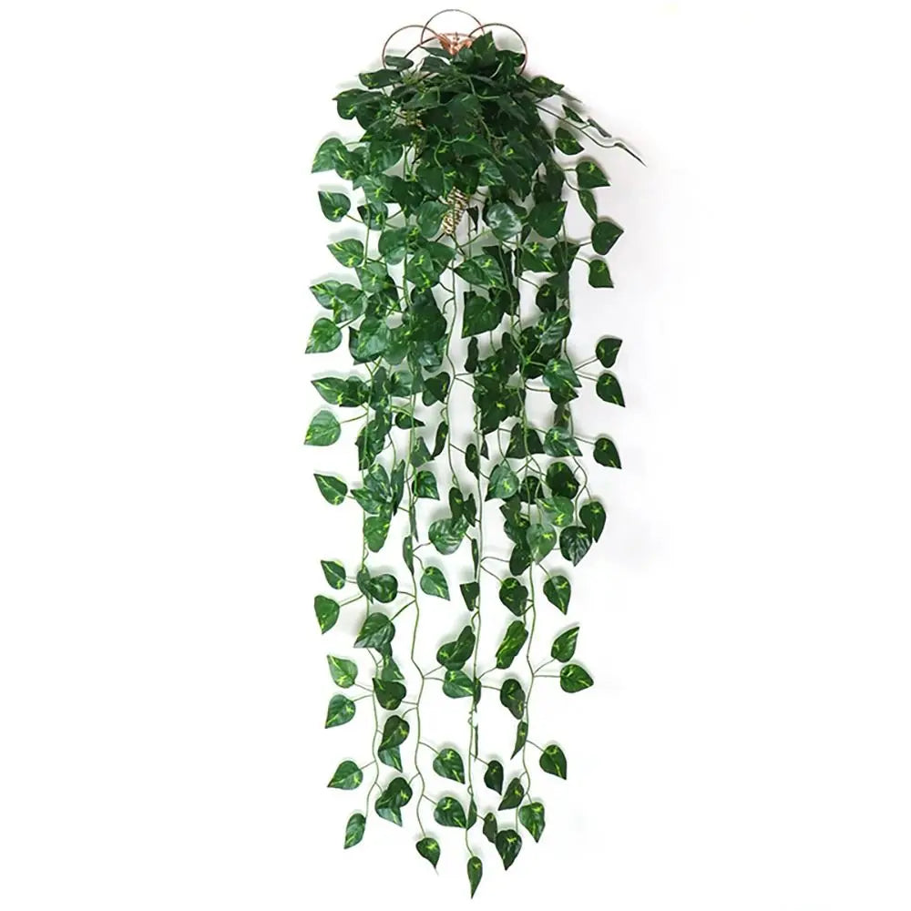Artificial Ivy Garland Leaves Fake Hanging Plants Greenery Foliage Garland Trailing Vine Party Wedding Home Decor Quake Epipremnum aureum