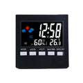 Electronic Alarm Clock with Backlit Thermometer and Hygrometer Voice Controlled Accurate Time and Temperature Reading Quake A