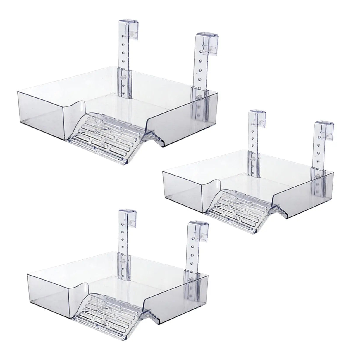 Hanging Turtle Basking Platform Acrylic Ramp Dock Shelf for Reptile Terrarium Fish Tank Decoration and Climbing Quake