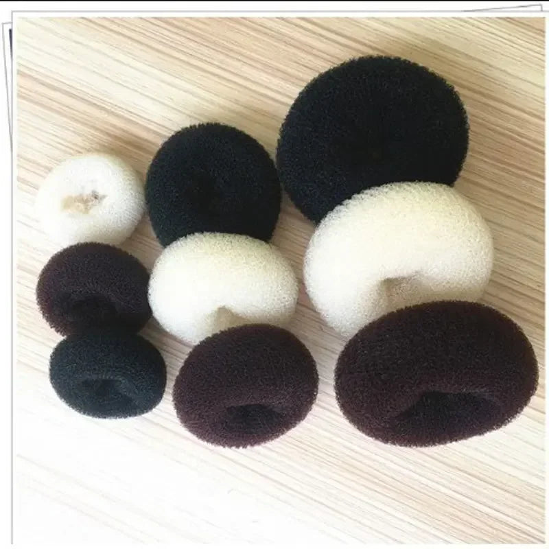 6/8/9.5cm Magic Hair Bun Maker Elegant Women Ladies Girls Magic Shaper Donut Hairbands Ponytail Hair Styling Tools Accessories Quake