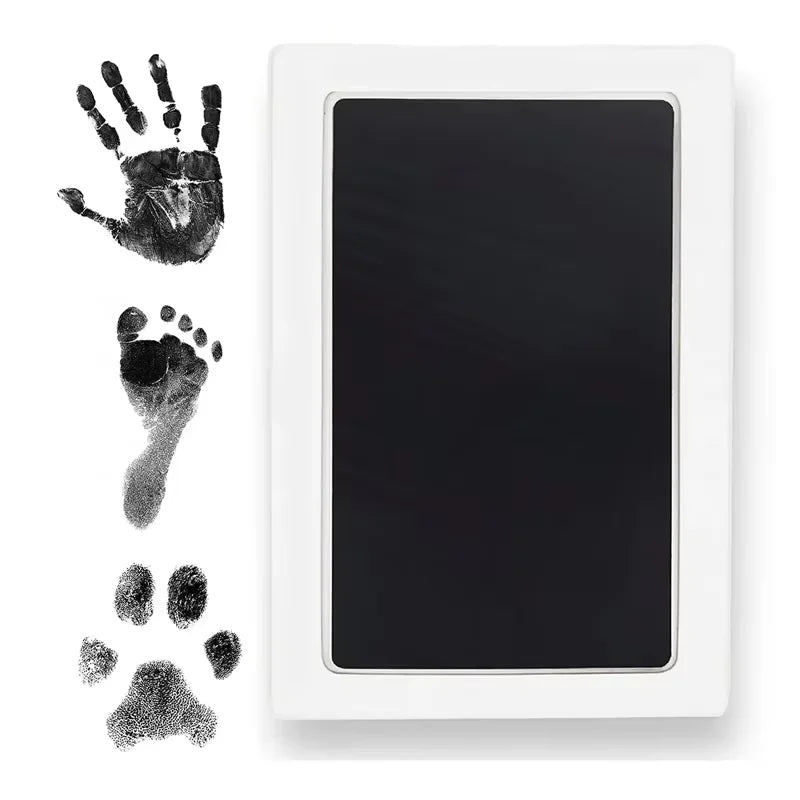 Pet Paw Print Keepsake Kit - Clean Touch Ink Pad for Dogs & Cats, Create Lasting Paw/Footprint Impressions, Perfect for Memorial Quake 1PCS G2853A