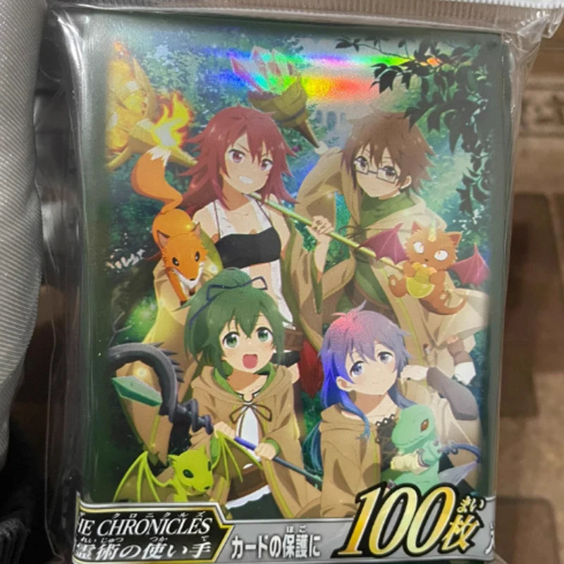 2026 New Yu-Gi-Oh! Official Card Sleeves 100pcs Chronicle Elementalist 63x90mm Standard Size Anime Card Protectors Gift for Kids Quake