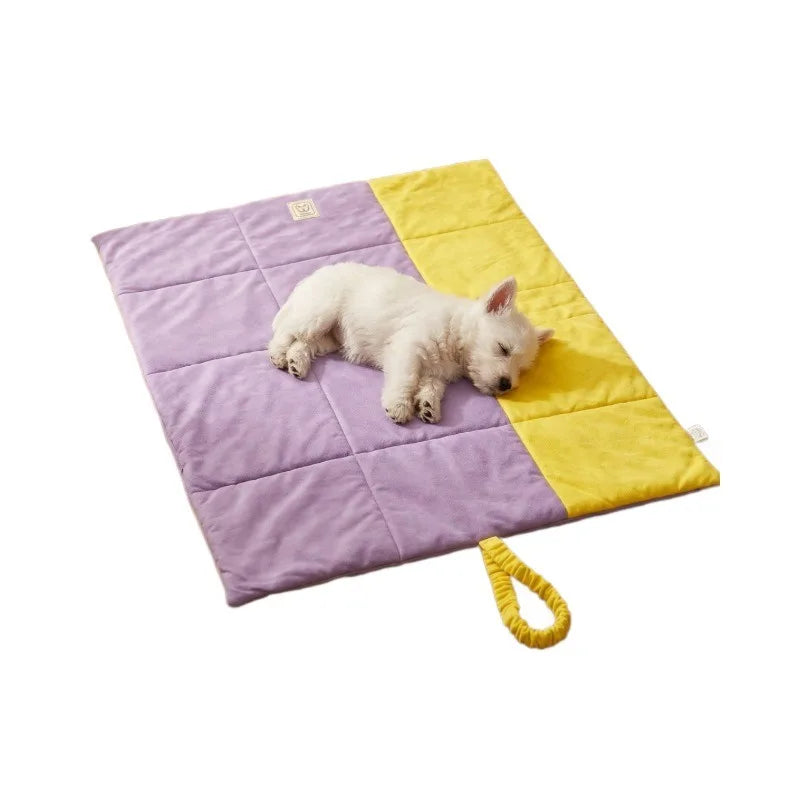 Pet Car Seat Mat Dog Bed Waterproof Stain Proof Moisture Resistant Four Season Use Backseat Outdoor Pet Cushion Quake