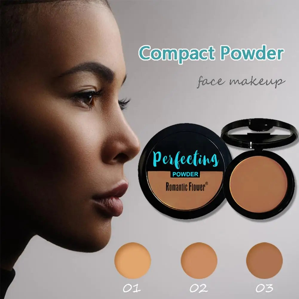 Dark Matte Setting Powder Invisible Matte Poreless Pressed Face Powder Makeup Lightweight Breathable Oil Control Deep Concealer Quake