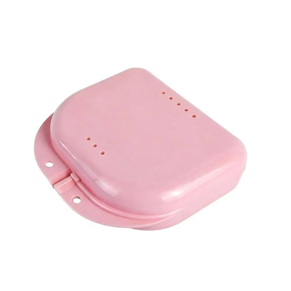 Denture Box Denture Tray Box Orthodontic Braces Protective Cover Ventilation Hole Denture Box Quake E