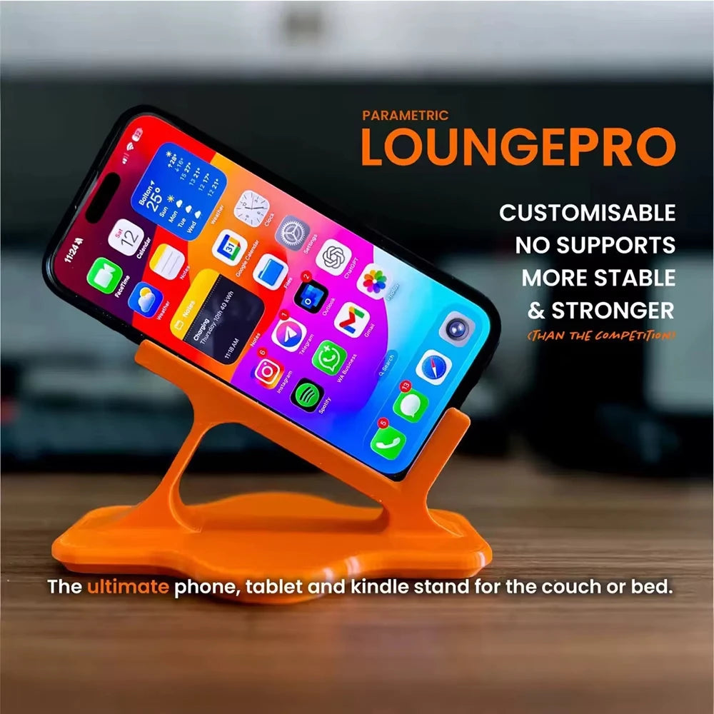 Bed Lazy Phone Stand, Hand-free Phone Bracket, Ergonomic Design, Portable Phone Support for Lying Down & Home Entertainment Quake