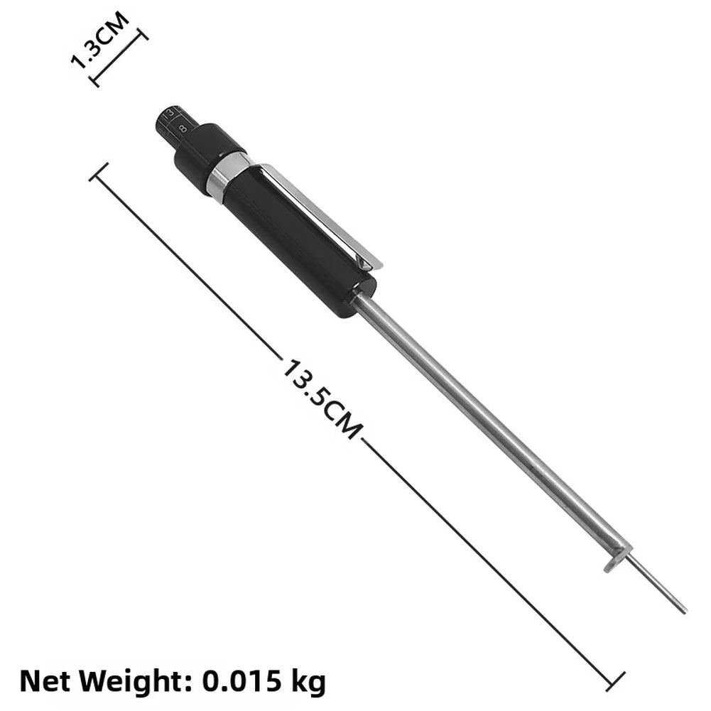 Compact Brake Pad Thickness Gauge for Routine Brake Lining Wear Inspection with Reliable Aluminum and Stainless Steel Materials Quake A