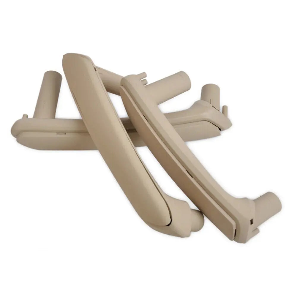 For VW Passat B5 1998-2005 3Pcs Front Right Rear Left Rear Right Car Interior Door Pull Grab Handle Trim Cover Caps Accessories Quake Beige