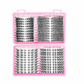 Hot Natural Look False Eyelashes Black C Curl 3D Effect Fake Lashes Eyelash Extension Spiky Lashes for Eyelashes Extension Quake A