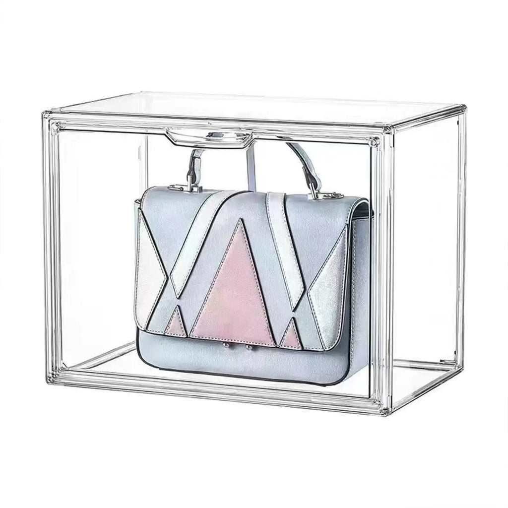 Storage Bin Organizer Versatile Gifts See through Organizing Solution with Lids Quake
