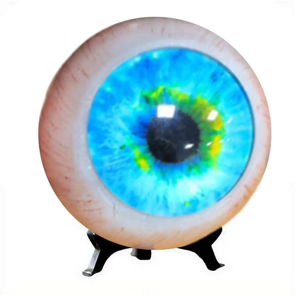Realistic Monster Eye Ornament 6x6cm Resin Eyeball Decoration Horror Unique Home Decor Spooky DIY Craft Collectible Gift Quake 1 Green