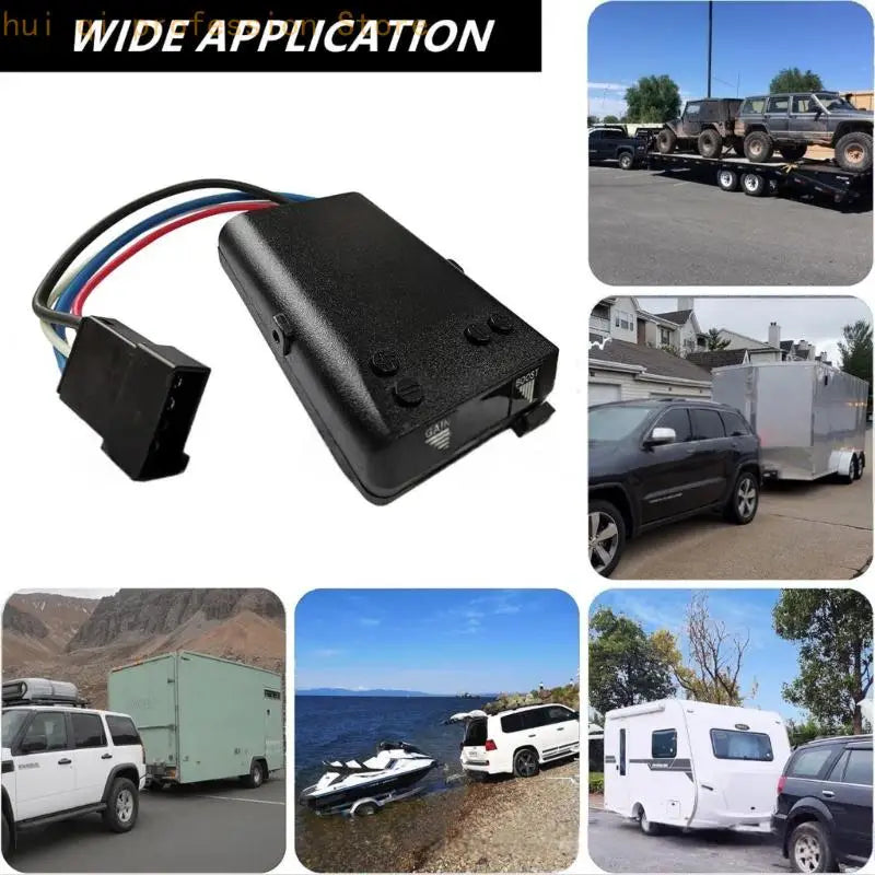 Axles Adaptive Trailer Brake Controller Shockproof Plastic Housing Intelligent Response Technology Simplified User H8WE Quake