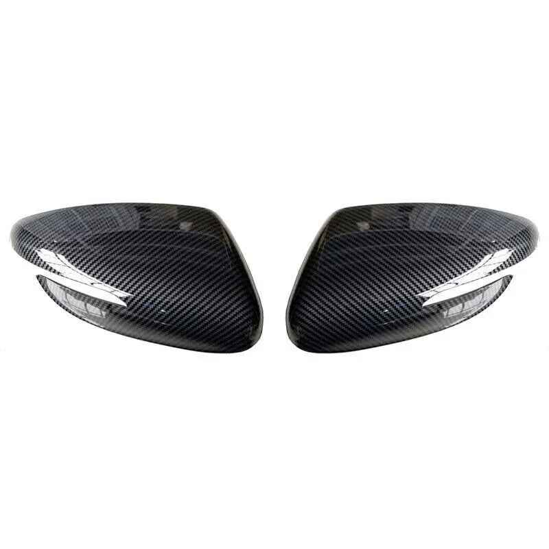 For KIA K3 Forte Cerato Ceed 2013-2018 Car Replacement Rearview Side Mirror Cover Wing Cap Exterior Door Case Trim Carbon Fiber Quake With Light Carbon