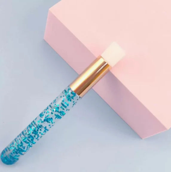 Nose Face Clean Tools Professional Eyelash Extension Shampoo Cleaning Brush Pink Shining Eye Lash Lift Foam Cleaner Brushes Quake M509 Crystal Blue