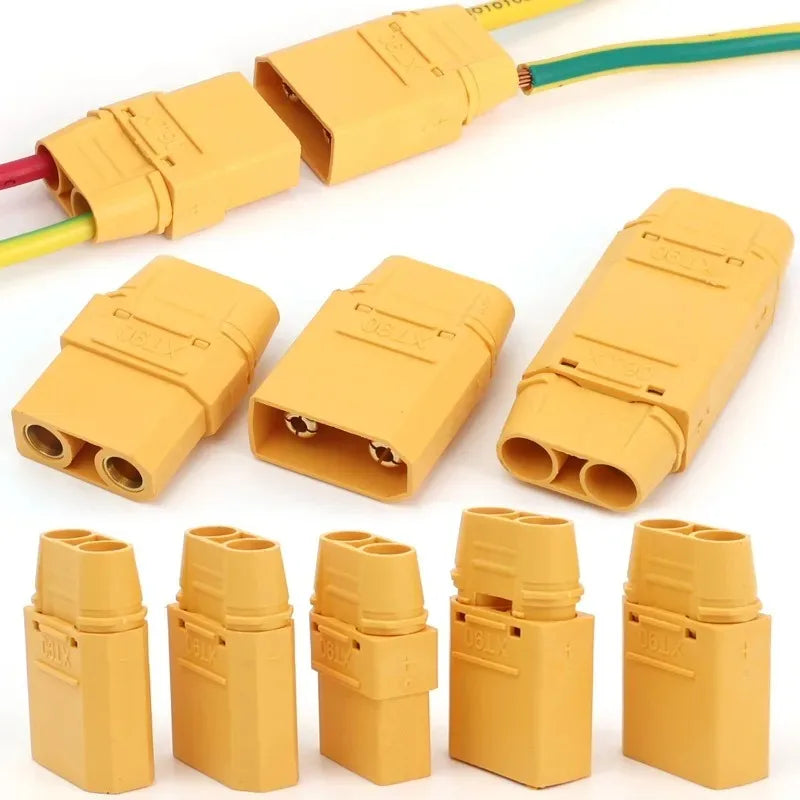 20/1Pairs Male Female XT90 Terminal Plugs for RC Lipo Battery Drone Boat Airplane Welding Wire Cable Adapters Connector Plugs Quake
