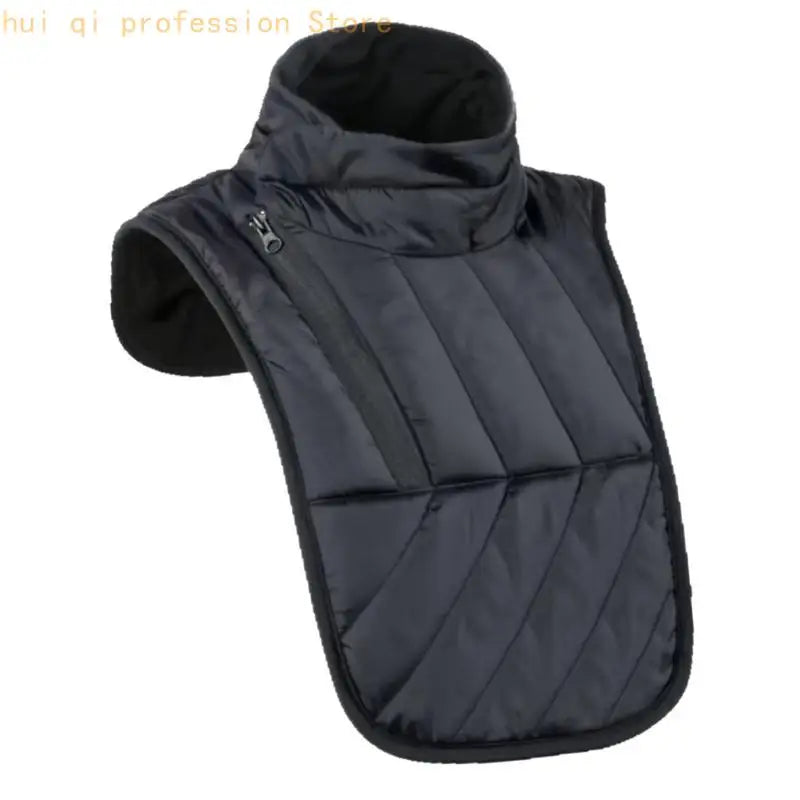 Motorcycle Riders Thermal Vest Soft Fleece Lining Windproof Neck Cover Cold Weather Cycling Snow Sports Accessory H8WE Quake