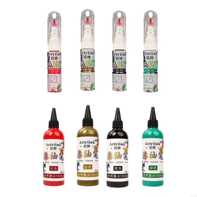 Professional Tombstone Touch Up Paint Inks Waterproof Sunproof Monument Restoration Inks For Gravestones And Ceramic K1KF Quake 150ml red CN