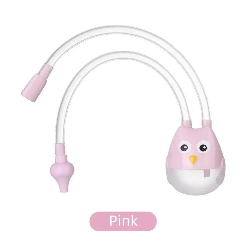 Baby Nasal Aspirator Mouth Cleaner for Infant Anti Reflux Suction Type Silicone Booger Suction PipeNasal Absorption Quake