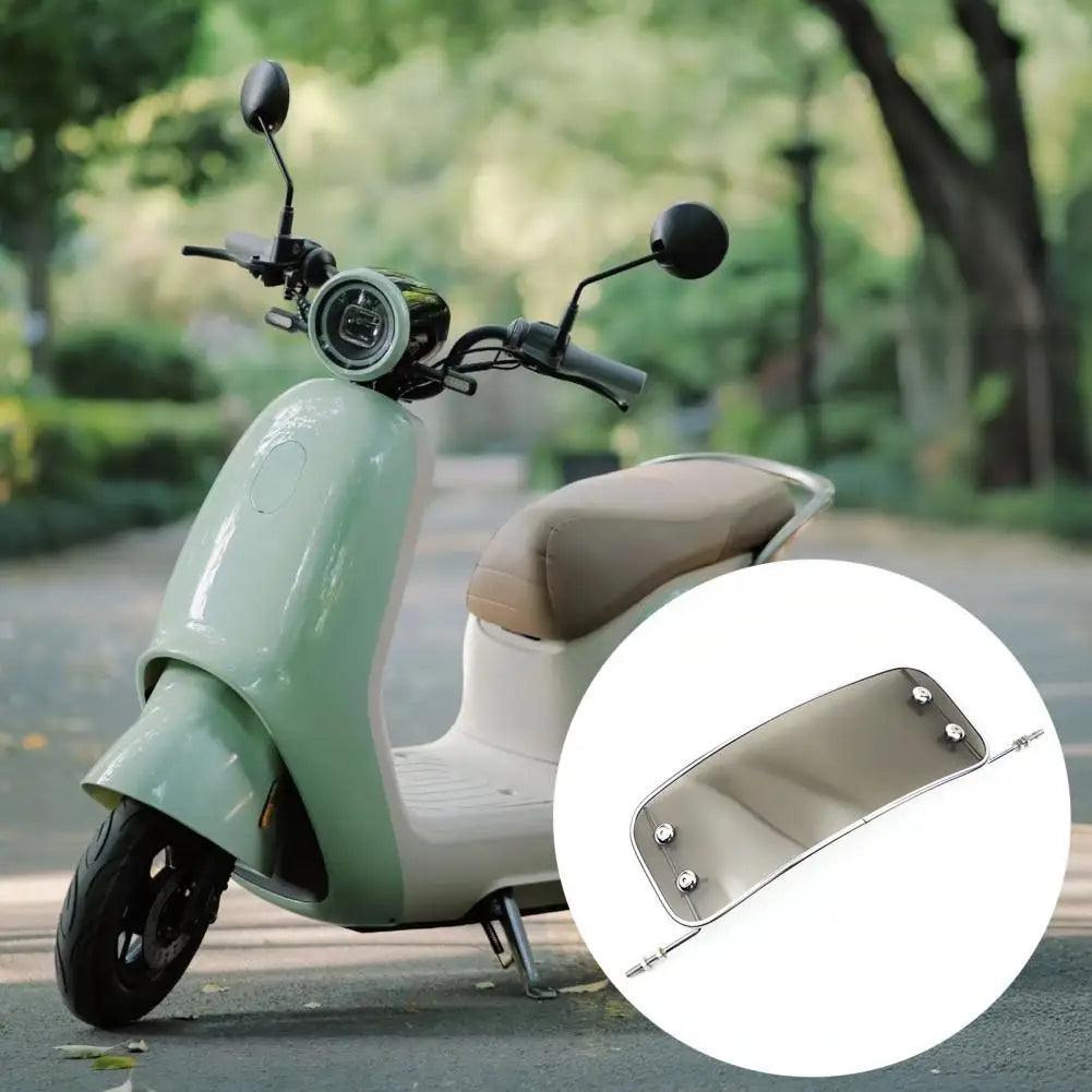 Rust-proof Motorcycle Bracket Motorcycle Deflector Windshield Adjustable Bracket Wind Protection Board Transparent for Electric Quake