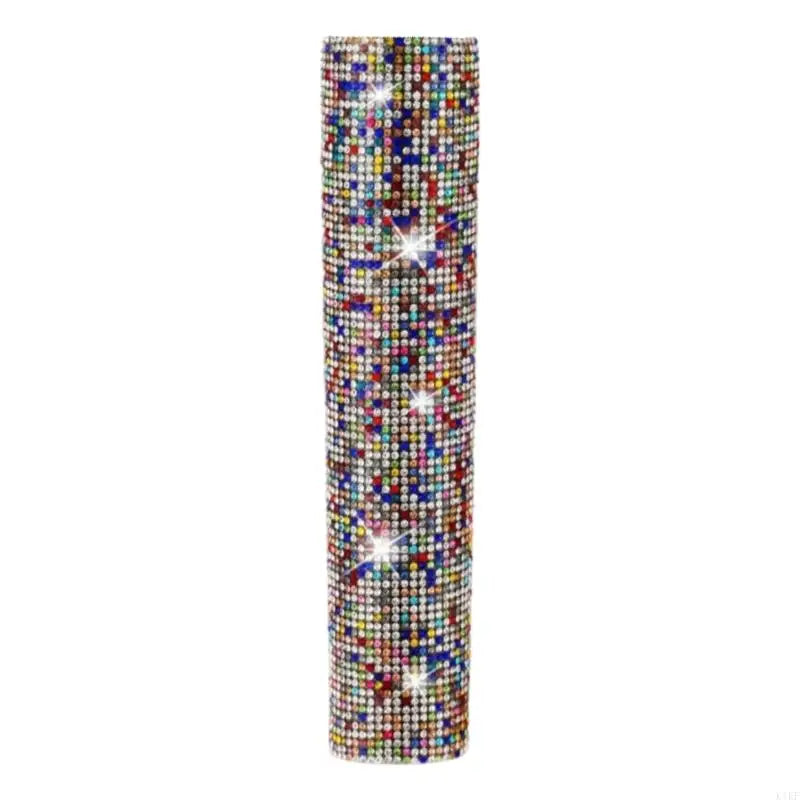 Rhinestones Microphone Handle Sleeve for Wireless Microphone Handle, Sparkly Grip Cover with Soft Inner Liner for Karaoke K1KF Quake 8 CN